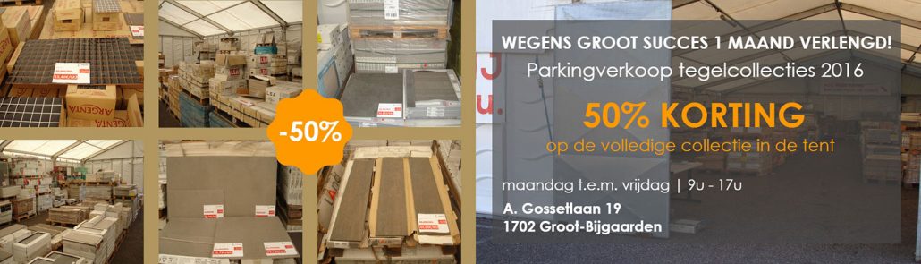 Tegels: Parkingverkoop tot eind november 2016